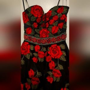 Jovani Floral Formal Gown